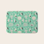 Ocean Crustaceans And Nautical Seashells Bath Mat Gallery Image 1
