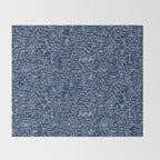 Physics Equations // Navy Throw Blanket Gallery Image 2