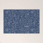 Physics Equations // Navy Welcome Mat Gallery Image 1