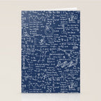 Physics Equations // Navy Stationery Card Gallery Image 2