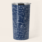 Physics Equations // Navy Travel Mug Gallery Image 1