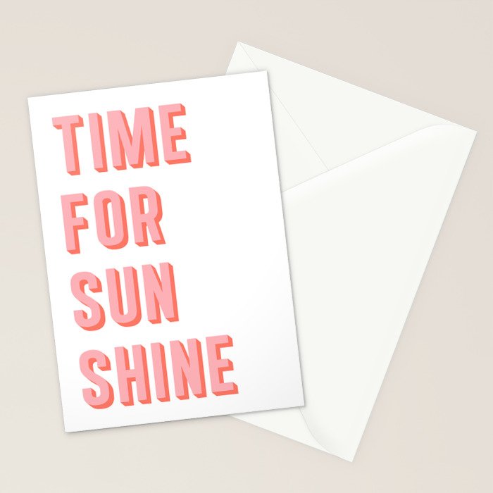 Time For Sunshine Stationery Card Gallery Image 2