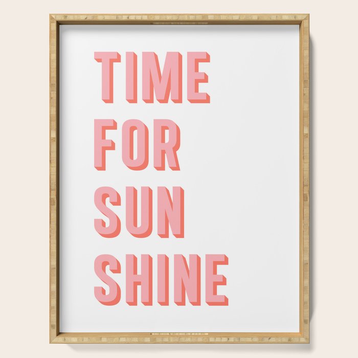 Time For Sunshine Serving Tray Gallery Image 1