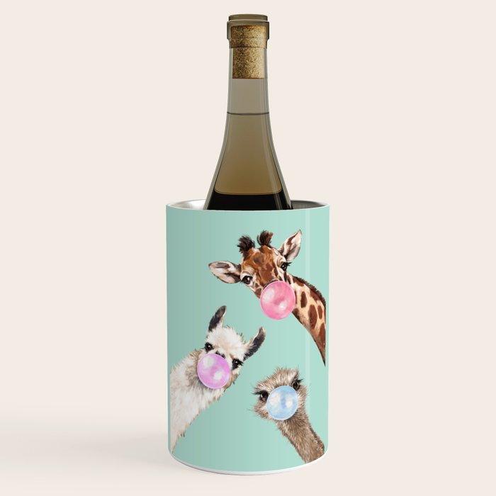 Bubble Gum Gang in Green Wine Chiller Gallery Image 1