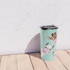 Bubble Gum Gang in Green Travel Mug Gallery Image 4