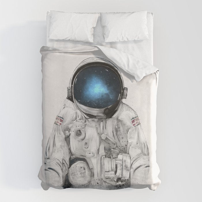 the astronaut Duvet Cover Gallery Image 1