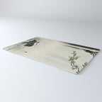 Ohara Koson, Bird And Waterfall -Vintage Japanese Woodblock Print  Rug Gallery Image 3