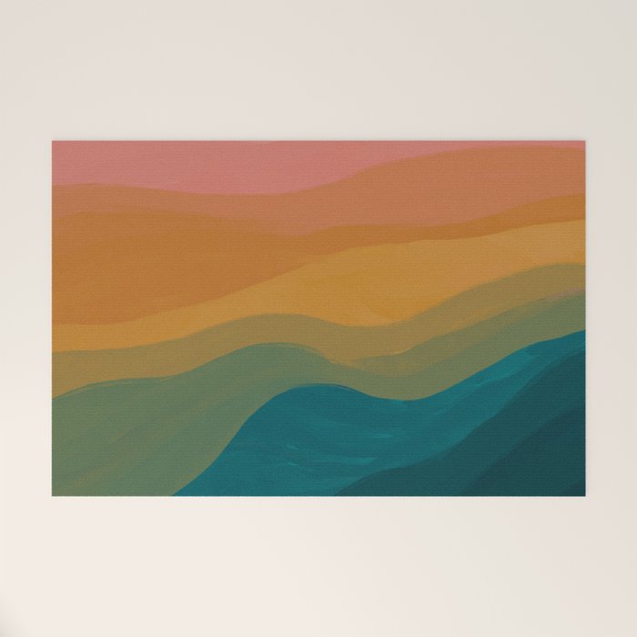Desert Mountains In Color Welcome Mat Gallery Image 1