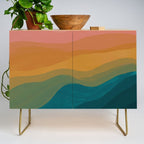 Desert Mountains In Color Credenza Gallery Image 1
