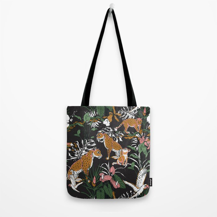 Leopards at night Tote Bag Gallery Image 2