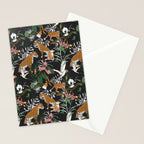 Leopards at night Stationery Card Gallery Image 2