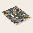 Leopards at night Notebook Gallery Image 2
