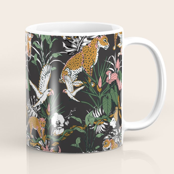 Leopards at night Coffee Mug Gallery Image 1