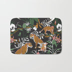 Leopards at night Bath Mat Gallery Image 1