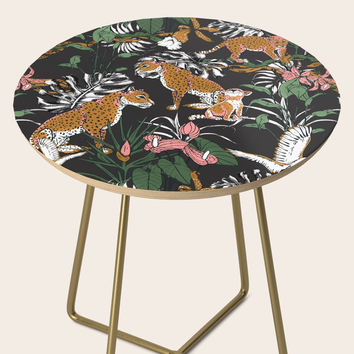 Leopards at night Side Table Gallery Image 2