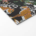 Leopards at night Welcome Mat Gallery Image 2