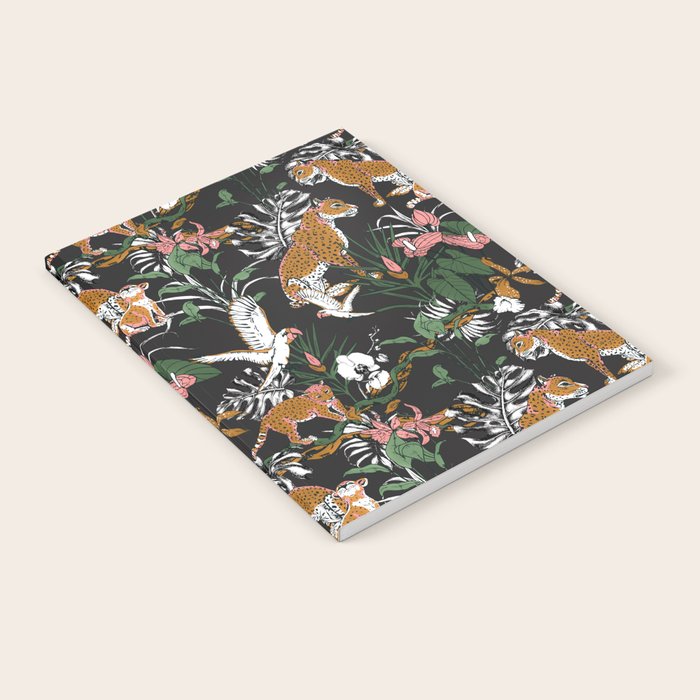 Leopards at night Notebook Gallery Image 1