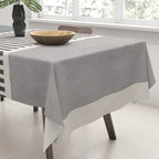 Gray Beige Black Lines Minimalist Tablecloth Gallery Image 3