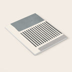 Gray Beige Black Lines Minimalist Notebook Gallery Image 3