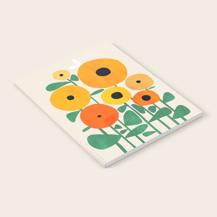 Sunflower and Bee Notebook Gallery Image 1