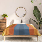 Bright 70's Retro Stripes Comforter Gallery Image 3