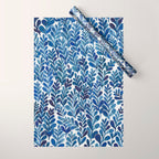 Indigo blues Wrapping Paper Gallery Image 1