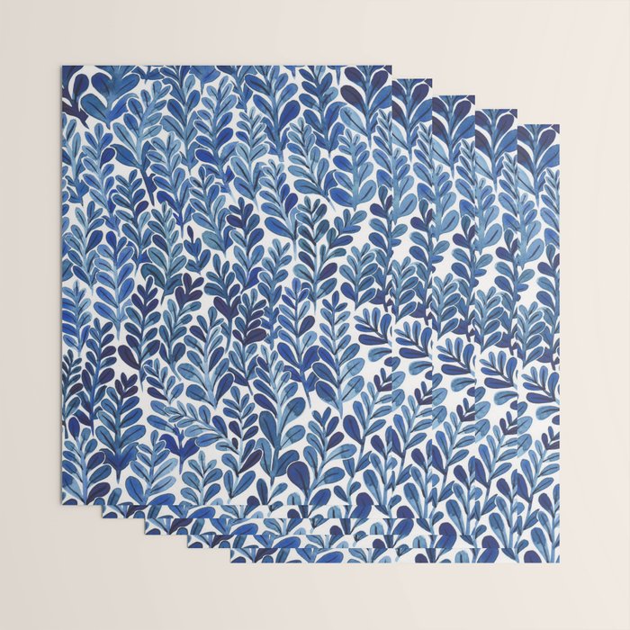 Indigo blues Wrapping Paper Gallery Image 3