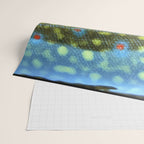 Brook Trout Skin Fly Fishing Wrapping Paper Gallery Image 2