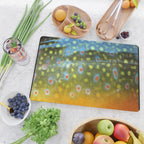 Brook Trout Skin Fly Fishing Cutting Board Gallery Image 2