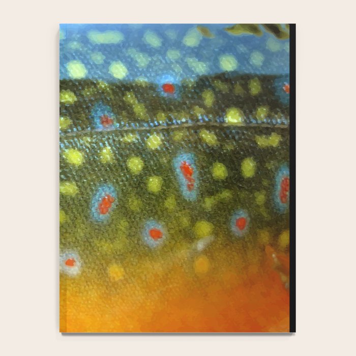Brook Trout Skin Fly Fishing Notebook Gallery Image 4