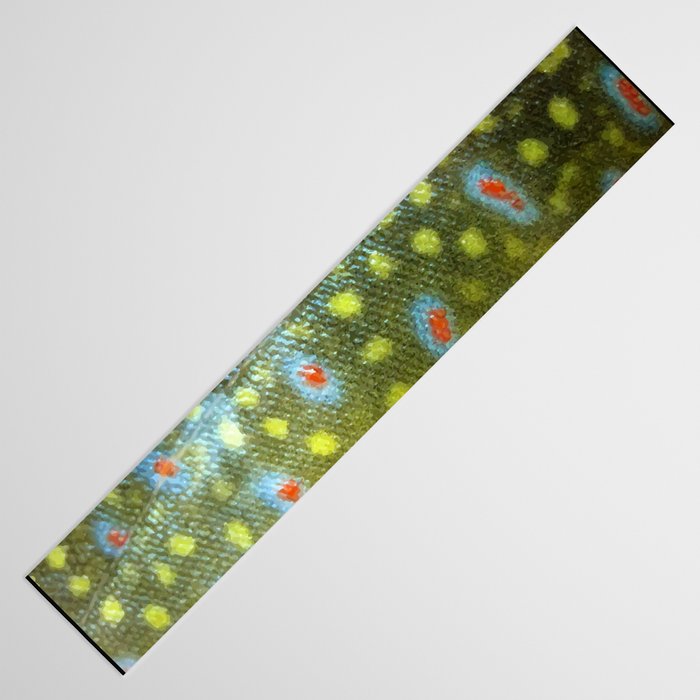 Brook Trout Skin Fly Fishing Table Runner Gallery Image 3