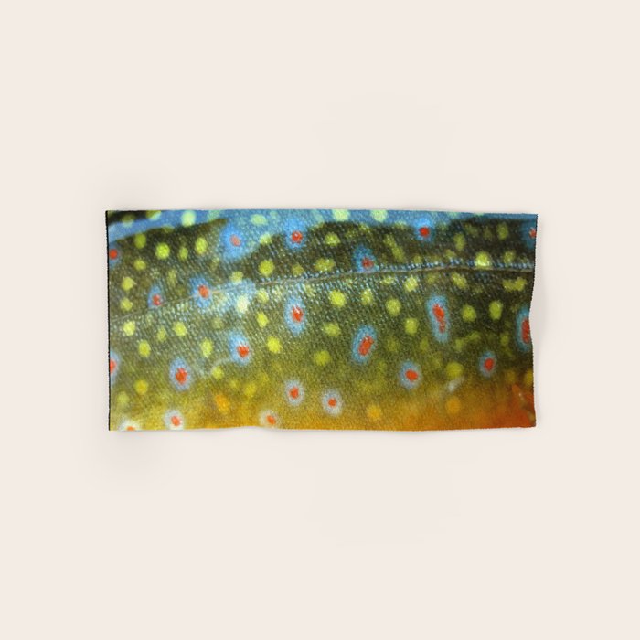 Brook Trout Skin Fly Fishing Bath Towel Gallery Image 1