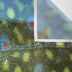 Brook Trout Skin Fly Fishing Wall Tapestry Gallery Image 3