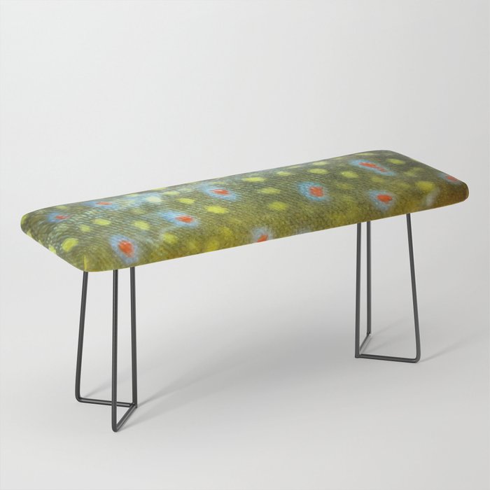 Brook Trout Skin Fly Fishing Bench Gallery Image 1