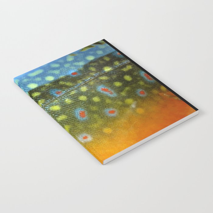 Brook Trout Skin Fly Fishing Notebook Gallery Image 2