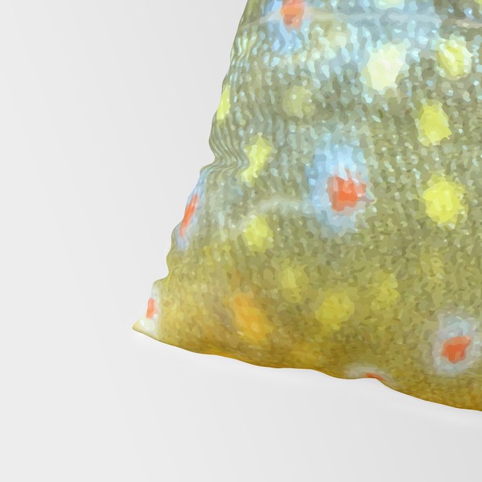 Brook Trout Skin Fly Fishing Pillow Sham Gallery Image 4