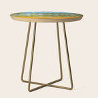 Brook Trout Skin Fly Fishing Side Table Gallery Image 1