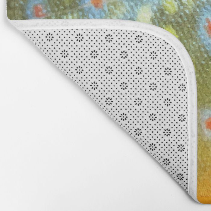 Brook Trout Skin Fly Fishing Bath Mat Gallery Image 2