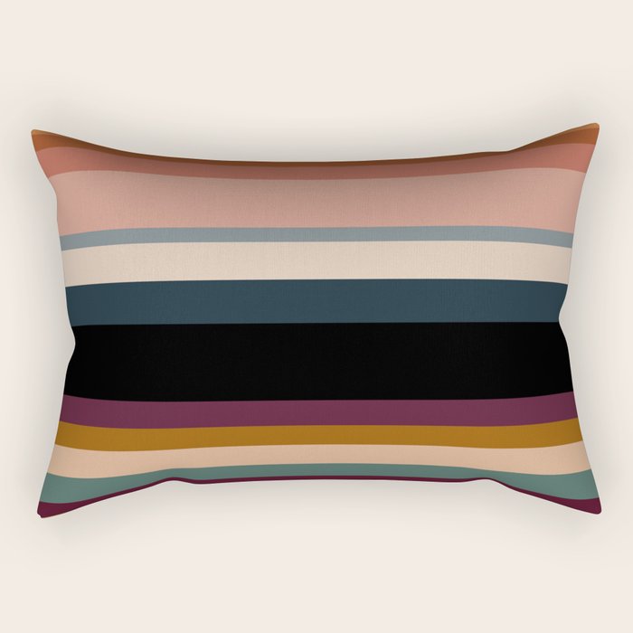 Colorful Pages IX Rectangular Pillow Gallery Image 1