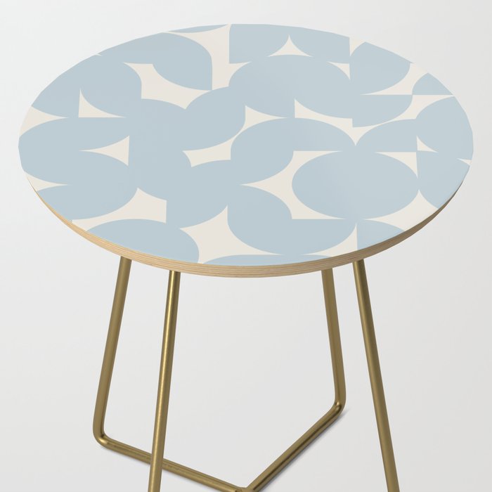 Contemporary Geometric Shapes - Soft Blue Side Table Gallery Image 2
