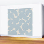 Contemporary Geometric Shapes - Soft Blue Wall Mural Gallery Image 2