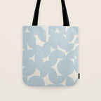 Contemporary Geometric Shapes - Soft Blue Tote Bag Gallery Image 1
