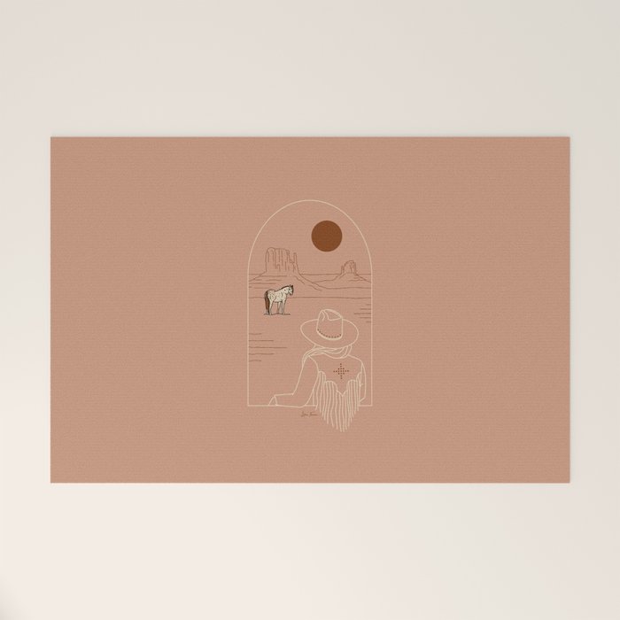 Lost Pony - Pink Clay Welcome Mat Gallery Image 1
