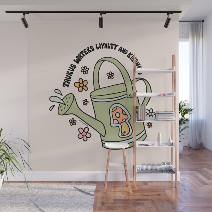 Taurus Watering Can Wall Mural Gallery Image 1