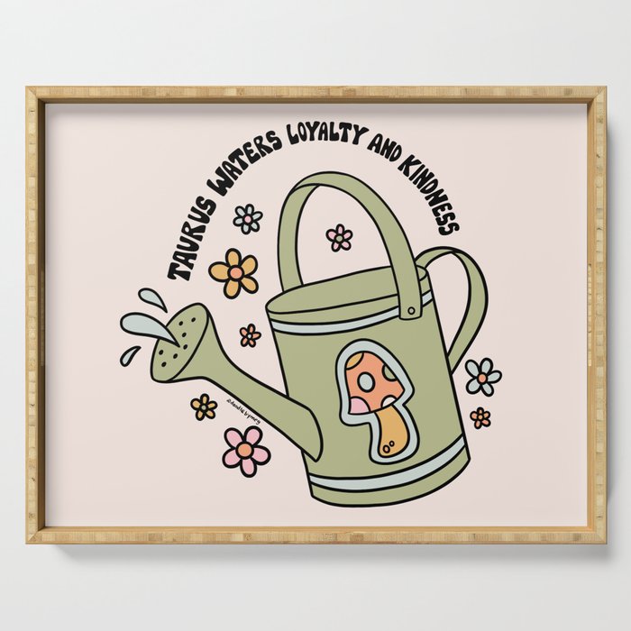 Taurus Watering Can Serving Tray Gallery Image 1