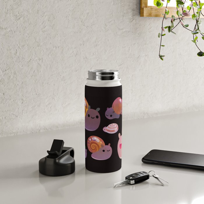 Land snail - dark Water Bottle Gallery Image 4