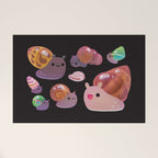 Land snail - dark Welcome Mat Gallery Image 1