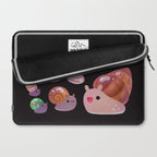 Land snail - dark Laptop Sleeve Gallery Image 2