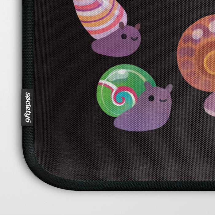 Land snail - dark Laptop Sleeve Gallery Image 3