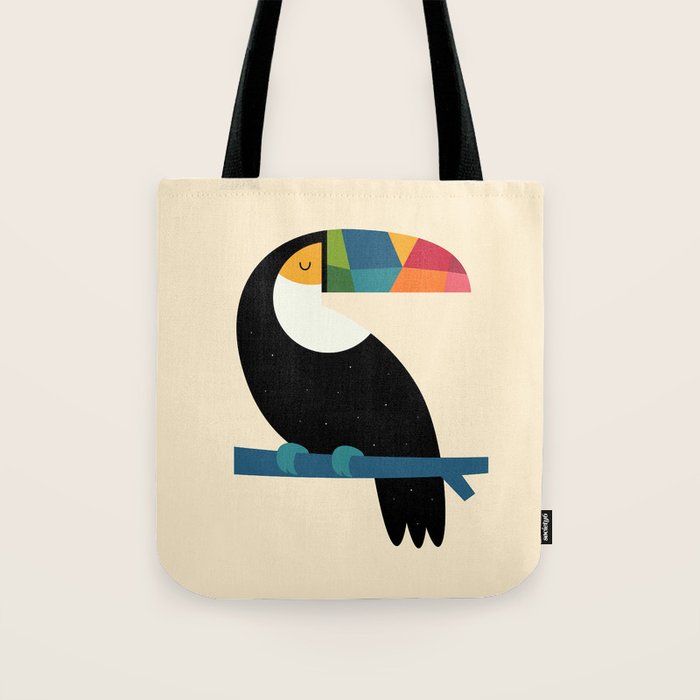 Rainbow Toucan Tote Bag Gallery Image 1